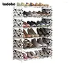 Clothing Storage Multilayer Shoe Rack Easy To Assemble Shoes Organizer Holder Saving Space Entryway Dustproof Closet Home Dorm Cabinet