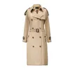 Fashion Womens Trench Coat Waterproof Cotton Long Double-breasted The Westminster Heritage coats