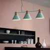 Pendant Lamps 3 Heads Log Wood Dining Led Chandelier Modern Loft Designer Kitchen Bar Restaurant Hanging Light Fixtures
