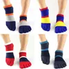 Chaussettes pour hommes 5 paires cinq doigts hommes cheville tube court mince été mode décontracté 5 pièces orteil bas