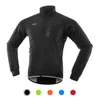 Jackets de corrida Men Jaqueta de ciclismo à prova d'água à prova de vento de lã térmica Bike Jersey MTB Bicycle Round Running Outono Winter Coast