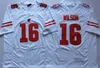 99 JJ Watt NCAA College Wisconsin Badgers Football Jersey 16 Russell Wilson 23 Jonathan Taylor Sömde broderade tröjor