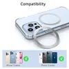 Lüks iPhone Kılıfları Mıknatıs Plakası Halkası için 2 Pack Evrensel Metal Sticker Desteği Mıknatıs Araç Tutucu için Kablosuz Şarj Cihazı