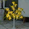 Strängar 60 cm bordsskivor bonsai träd natt ligh juldekoration fairy ljus konstgjorda sängbord lampan för bröllopsfest