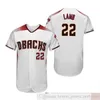 2021 Men #6 David Peralta Baseball Jerseys 51 Randy Johnson 21 Zack Greinke Ahmed Marte Lamb Anpassade kvinnor Youth Kid White Crimson Flex Base