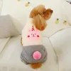 Roupas de vestuário para cães pijamas macacão de jumfs roupas de inverno quatro pernas roupas de estimação quente