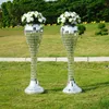 Décoration Miroir grands vases style baseball vase à fleurs pour mariage fleurs stands événements pièce maîtresse douche nuptiale fête sol vase hôtel hall décor457