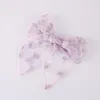 Haarschmuck, süße Spitze, große Schleife, Baby-Clips, Prinzessin, einfarbig, Chiffon, für Mädchen, Haarnadeln, Blumenstickerei, Kind, Kleinkind, Haarspange