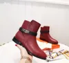 2022 new Fashion Women Boots Flats Genuine leather Ladies Shoes Ankle Party Wedding Dress Lady boot