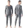 Degli Indumenti Da Notte degli uomini Degli Uomini Primavera Pigiama Vestito Più Il Formato Solido Indumenti Da Letto Caldi 2PCS ShirtPant Sonno Set 2022 Maschio Homewear pijama Pigiama