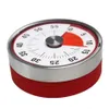 8 cm Mini Mécanique Minuterie Compte À Rebours Outil De Cuisine En Acier Inoxydable Forme Ronde Cuisson Temps Horloge Alarme Magnétique Minuterie Rappel FY5636