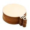 10st. God jul Wood Round Baubles Taggar julbollar dekoration diy hantverk prydnader jul nyår navidad dekor 2023 fy3993 p1024