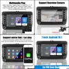 Autoradio Android 10.1 Mtimedia Player 1Gand16G 7 pouces pour Vw / Seat Skoda Golf Passat 2 Din Bluetooth Wifi Gps Drop Deliver Dh10M