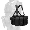 Giacche da caccia CS Set petto modulare MOLLE Imbracatura regolabile Rig Gilet tattico Escursionismo Campeggio Gioco di combattimento Abbigliamento da giungla