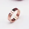 Braccialetto 2021 di alta lucidato design classico amante delle donne anelli 3 colori coppia di anelli in acciaio inossidabile design di moda gioielli da donna all'ingrosso