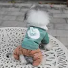 Koszyk z odzieży dla psa ciepłe polarowe zimowe kombinezon dla psów kreskówkowe miękkie ubrania xs s m l xl