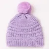 قبعة قبعة صغيرة طفل الحياكة أطفال متوكينين القبعات طفل الشتاء الشتاء كاب متماسكة دافئة