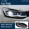 Sistema di illuminazione Luci per auto per Polo 2011-2022 LED Gruppo faro automatico LHD RHD Aggiornamento Lente Bicofal Segnale dinamico Accessori per utensili