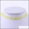 Chokers Großhandel Neue Mode Nette Mädchen Stretch Retro Tattoo Choker Frauen Vintage Elastische Punk Halsketten Schmuck Hochzeit Party Frie Dhy9V