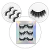 Thick Natural Mink False Eyelashes Soft & Vivid Eyelash Extensions Eyes Makeup Reusable Handmade Fake Lashes Curly Crisscross with Laser Packing DHL