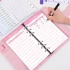 Pcs Expense Tracker Budget Sheets For A6 Binder 6-Holes Tracking Planner