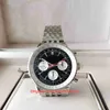 GF MAKER MENS MENS Titta på Super Quality 43mm Navitimer BB01 B01 Black Dial Chronograph Working Watches Cal01 7750 Movement Mechanical A7356273