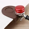 Table Mats Espresso Tamper Mat Food Safe Silicone Coffee Tamp Pad Rubber Anti-Slip Corner Tamping For Barista Home Kitchen Office Bar