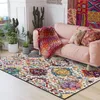 Dywany nowoczesne bohemia design kolorowe geometryczne dywany i do domu w salonie sofa sofa maroko bez poślizgu mata podłogowa