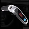 Bluetooth Car Kit Car Bluetooth Kit FM Sändare 3,5 mm Trådlös AUX -portradioadapter USB -laddare Mp3 Player Drop Delivery 2022 Mo DHFGR