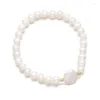 Bracelet à brins pour femmes, perles naturelles, chaîne à breloques pour hommes et femmes, longueur 18cm