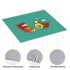 Tapis de table Tapis de séchage pour vaisselle de cuisine Ensemble d'avocat drôle Lavable Comptoir Pad Absorbant Égouttoir 16 "x 18"