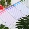 Pcs Expense Tracker Budget Sheets For A6 Binder 6-Holes Tracking Planner