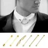Stift broscher ny metall tassel ne slips krage bar stift klämma slipsar lel och kvinnliga tillbehör gåvor för män brosch smycken lyx l221024