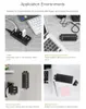 Industriell klass USB-nav som sträcker sig 7x 2,0 portar USB-HUB-7U