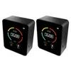 2 stks CO2 Detector Multifunctionele thermohygrometer Intelligent gasanalysator Digitale luchtvervuiling Monitor
