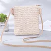 Kv￤llsp￥sar 2022 Est Style Crossbody for Women Girl Straw Small Square Rattan Handbag Bolsa Feminina Bolso Mujer