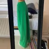 Spodnie damskie capris yiyimiyu zielone luźne spodnie na nogi y2k kobiety swobodne jesień sport oversiased high talia 2021 vintage mody spodnie T221024