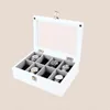 Watch Boxes Han 8 Slots Wood Box Case Coffee Display Mechanical Storage Cases With Lock Jewelry W032