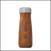 Waterflessen dubbel dek vacuüm cup roestvrij staal grote mond brede pens cokes cokesfles gemakkelijk te gebruiken