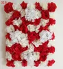 Dekorativa blommor 60x40 cm varje bit Peony Hortangea Rose Flower Wall Panels för bröllop Bakgrund Centerpieces Party Decorations 12st/Lot
