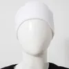 Gorro de bebé con sublimación, gorro de lana Polar para invierno, suministros para fiestas, gorro de calavera a la moda, transferencia de calor, sombrero blanco en blanco DIY