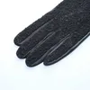 Gants de cyclisme Bickmods New Ladies Black ather Si-lace Mesh Breathab Sheepskin Touch Screen Driving L221024