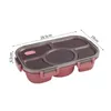 Dinnerware Sets Plastic Children'S Portable School Thermal Storage Containers Picnic Bento Lunch Box For Work