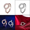 Eheringe Eheringe Mode Weibliche Runde Finger Für Frauen Liebhaber Schmuck Party Trendy Rose Gold Splitter Farbe Ring Großhandel D Dhiwv