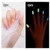Esmalte de uñas 10 colores que brillan en la oscuridad Gel fluorescente dedo femenino herramientas de maquillaje de belleza
