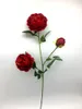 Decorative Flowers Upscale Western Peony Rose Flower Bouquet 3 Heads 65CM Long For Living Room Ornament Wedding DIY Decor