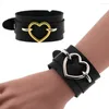 Bangle And Spicy Style Lovers Heart Shape Bracelet Creative Fashion Wide Version Of Double Love