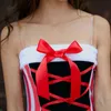 Stage Wear New Christmas Strapless Dresses Conpany Activity Cosplay Catwalk Clothing T220901