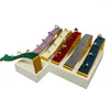 Jewelry Pouches Metal Rings Holder Colorful Jelwery Display Stand Long Board Ring Organizer