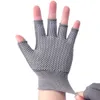 Gants de cyclisme été demi-doigt anti-dérapant anti-sueur Bicyc main hommes femmes Breathab vélo de route équitation sport L221024